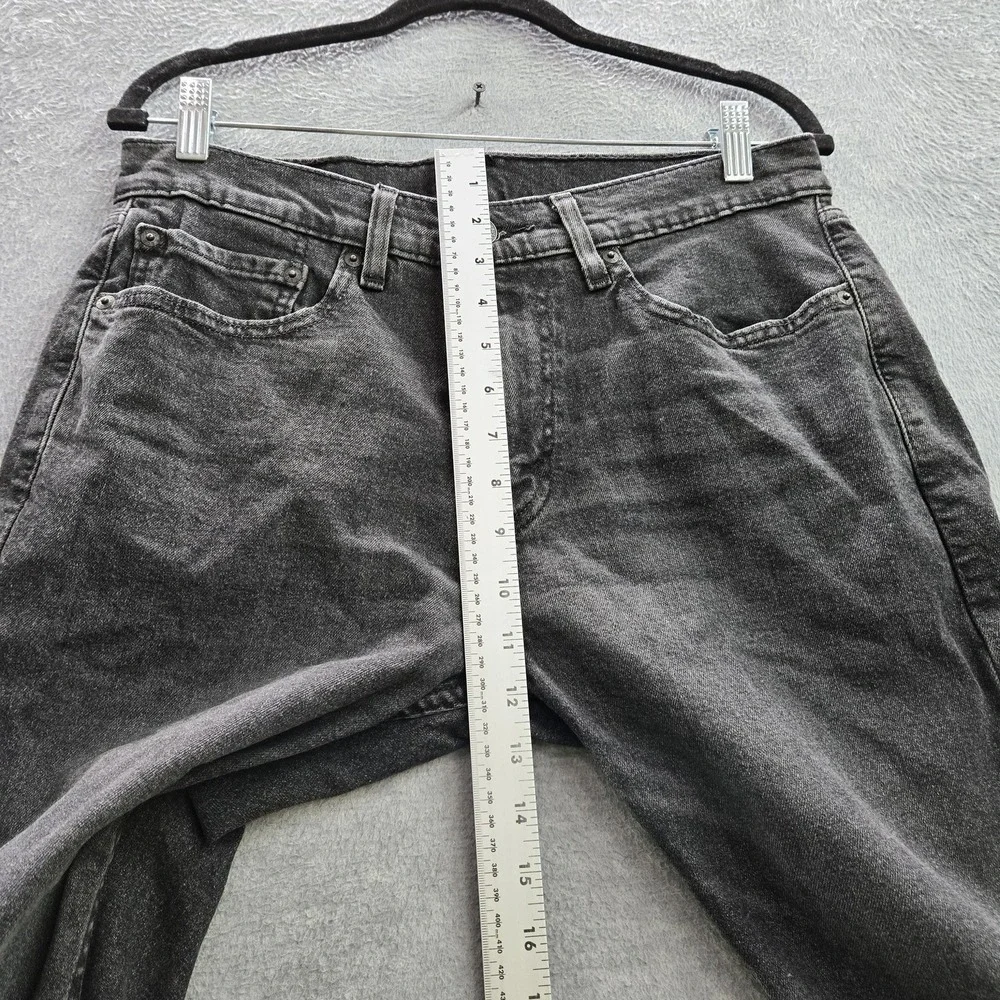 Levi's 505 Men Jeans 31X32 Gray Denim Regular Fit Straight Leg 31